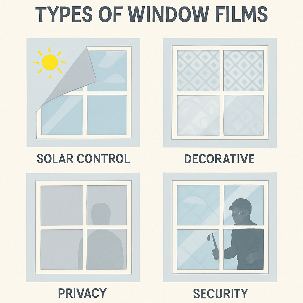 Types of window films
