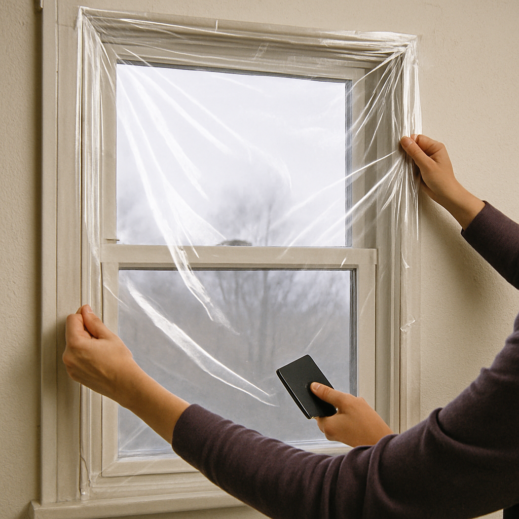 window_insulation_film_application
