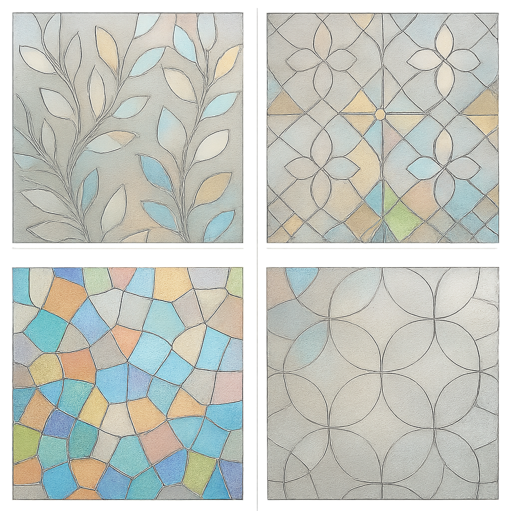 Decorative window film designs